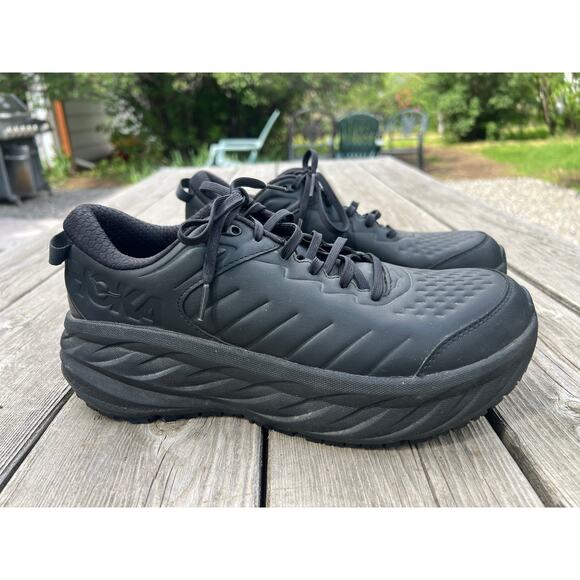 Hoka bondi SR slip resistant service industry medical field tennis shoes mens 11